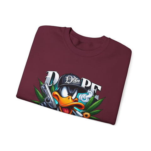Cool Duck Graphic Crewneck Sweatshirt - Unisex Heavy Blend™ - DOPE Design