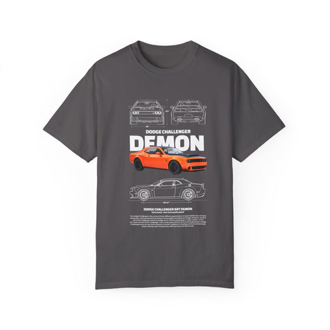 Dodge Challenger Demon T-Shirt - Unisex Vintage Car Tee
