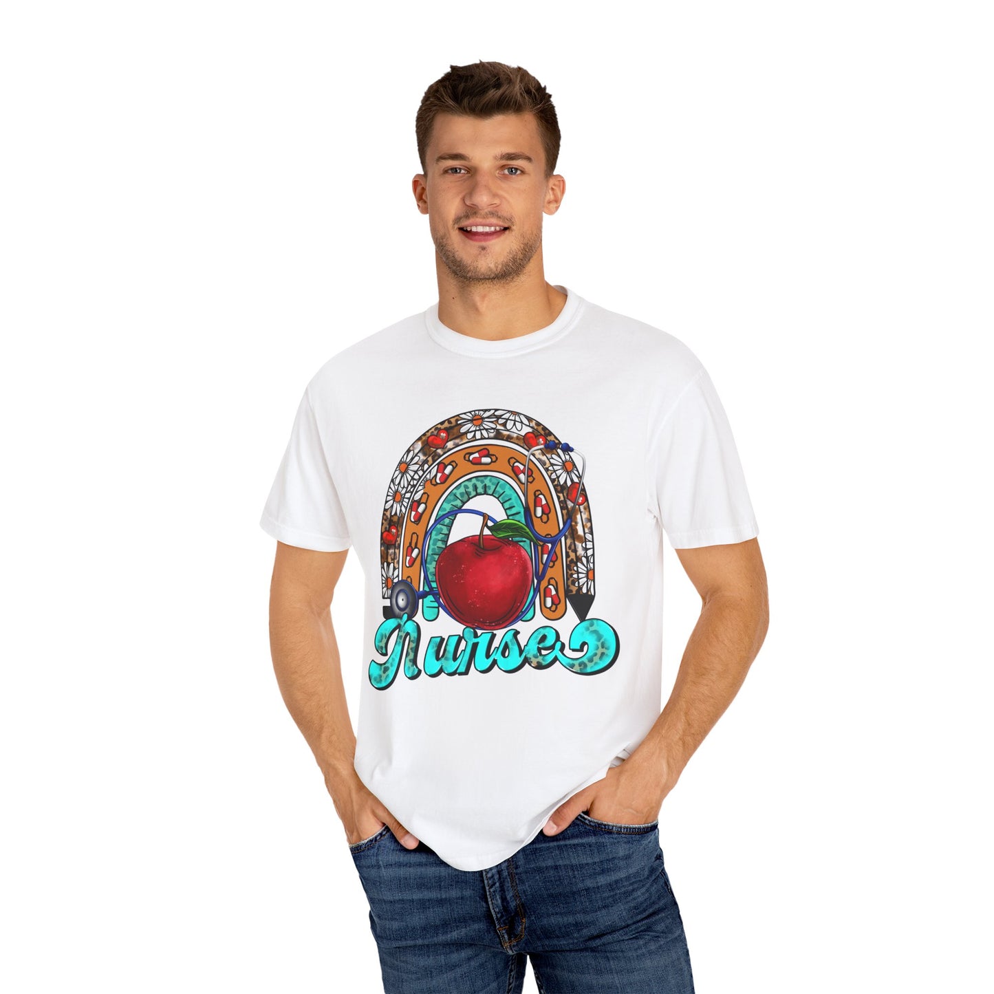 Colorful Nurse Rainbow T-Shirt – Perfect Gift for Healthcare Heroes