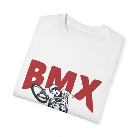 BMX Unisex Garment-Dyed T-Shirt - "When in Doubt Pedal It Out"