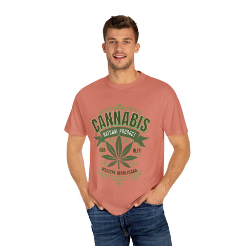 Unisex Cannabis T-Shirt - Natural Product Design