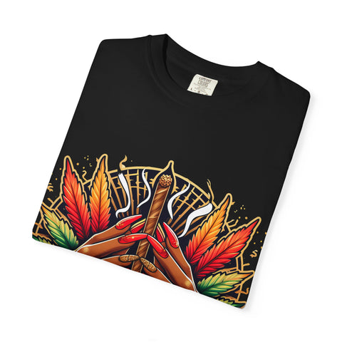 Bohemian Hand-Drawn T-Shirt for Nature Lovers
