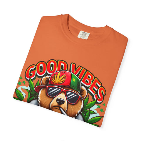 Good Vibes Unisex T-Shirt - Cool Bear Design