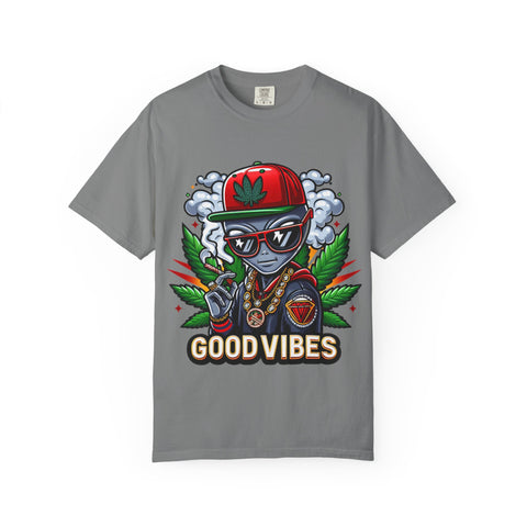 Good Vibes Unisex T-Shirt - Stylish Garment-Dyed Tee for Chill Moments