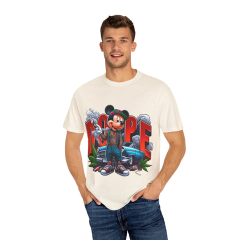 Dope Mickey Mouse Unisex Garment-Dyed T-shirt