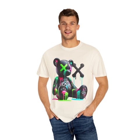 Graffiti Bear Unisex Garment-Dyed T-Shirt