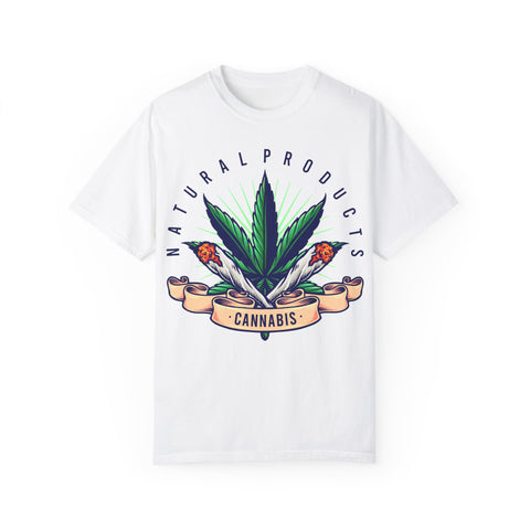 Cannabis Natural Products T-Shirt - Unisex Garment-Dyed Tee for Eco-Conscious Individuals