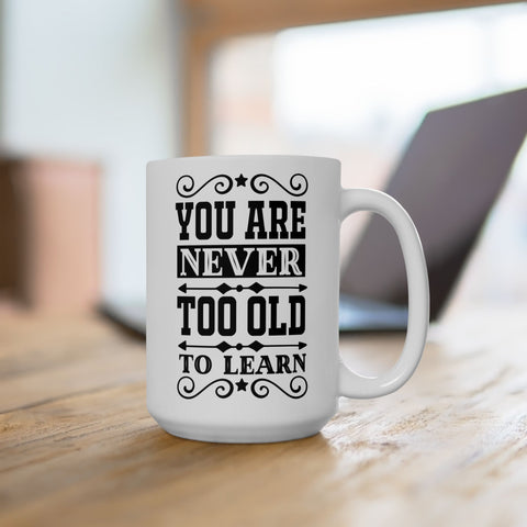 Personalized Ceramic Mug - Motivational Quote for Coffee Lovers