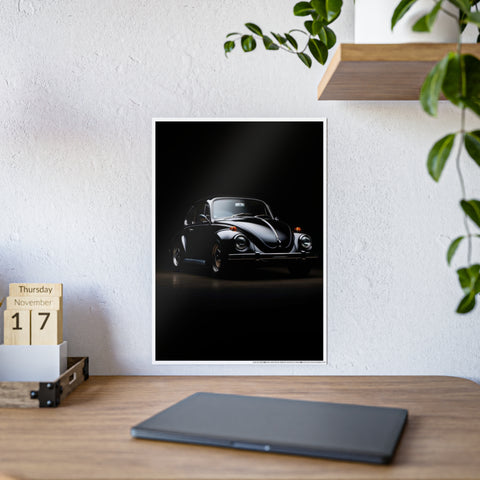 Classic Car Gloss Poster - Vintage Beetle Wall Art