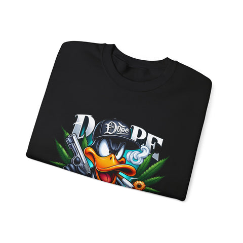 Cool Duck Graphic Crewneck Sweatshirt - Unisex Heavy Blend™ - DOPE Design
