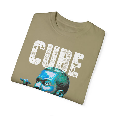 Vintage Cube Unisex Garment-Dyed T-Shirt | Retro Hip Hop Tee