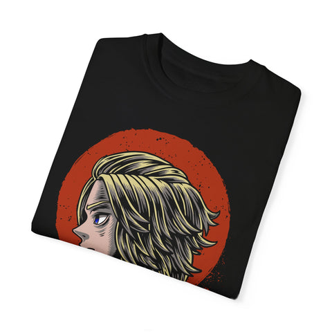 Unisex Garment-Dyed T-Shirt - Unique Anime-Inspired Design