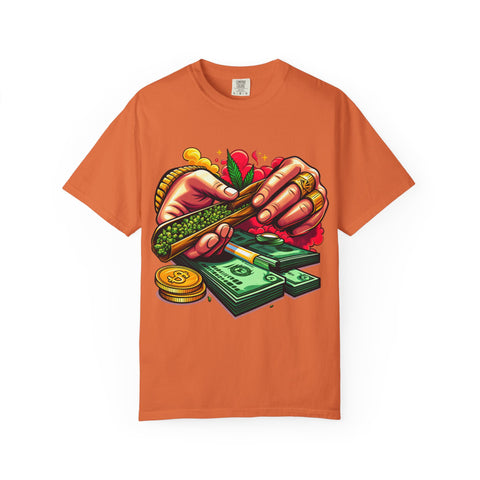 Cool Cannabis Money T-Shirt | Unisex Garment-Dyed Tee