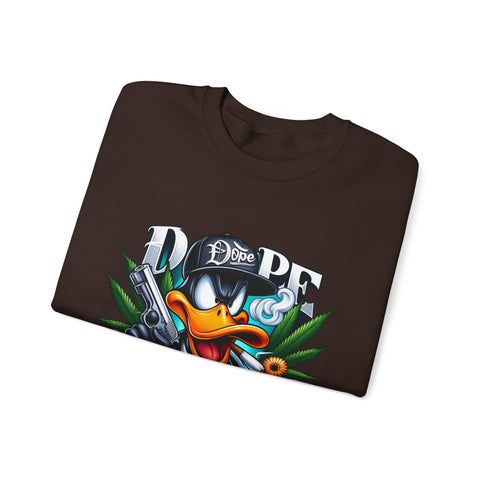 Cool Duck Graphic Crewneck Sweatshirt - Unisex Heavy Blend™ - DOPE Design