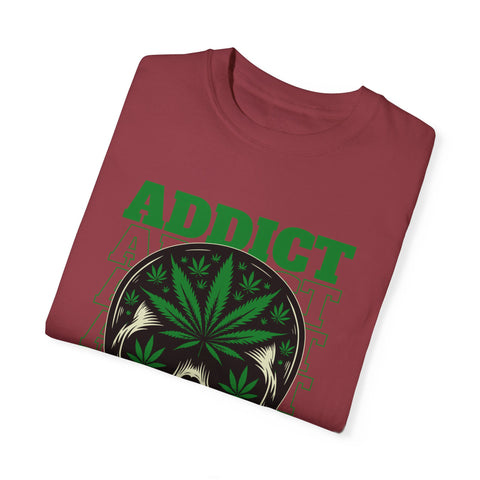 Addict Skull Graphic T-Shirt - Conquer Your High
