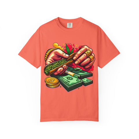 Cool Cannabis Money T-Shirt | Unisex Garment-Dyed Tee