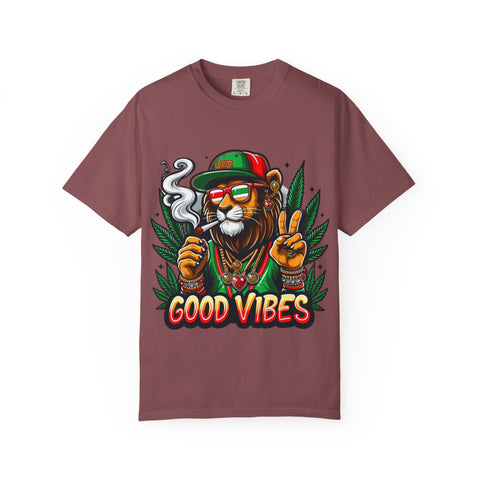 Good Vibes Unisex Garment-Dyed T-Shirt