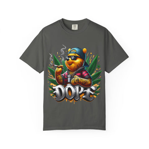 Cool Cannabis Bear Unisex T-Shirt - 'DOPE' Design
