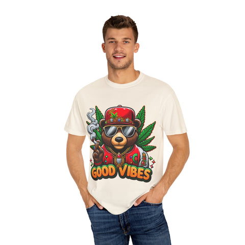 Good Vibes Unisex Garment-Dyed T-Shirt
