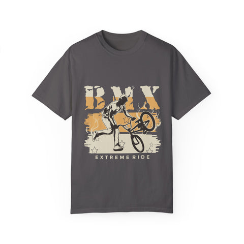 BMX Extreme Ride Unisex Garment-Dyed T-Shirt | Perfect for Cyclists & Sports Enthusiasts
