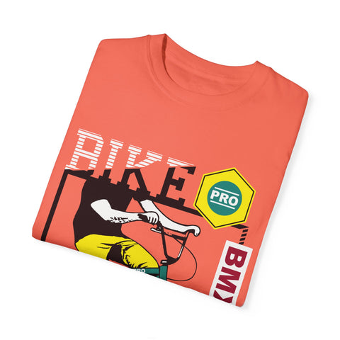 BMX Pro Unisex Garment-Dyed T-shirt - Perfect for Cycling Enthusiasts