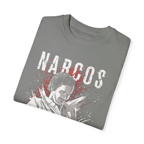 Narcos-Themed Unisex Garment-Dyed T-Shirt for Fans