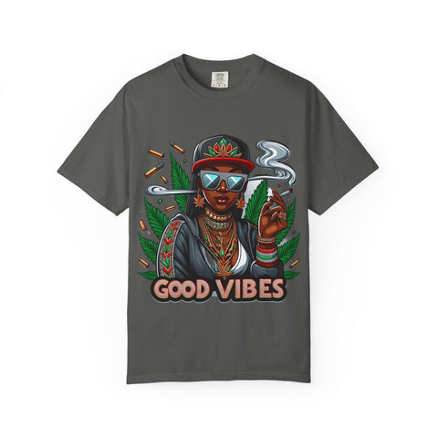 Good Vibes Unisex Garment-Dyed T-Shirt