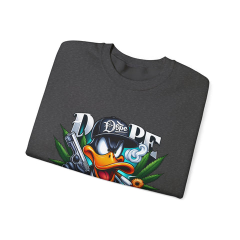 Cool Duck Graphic Crewneck Sweatshirt - Unisex Heavy Blend™ - DOPE Design