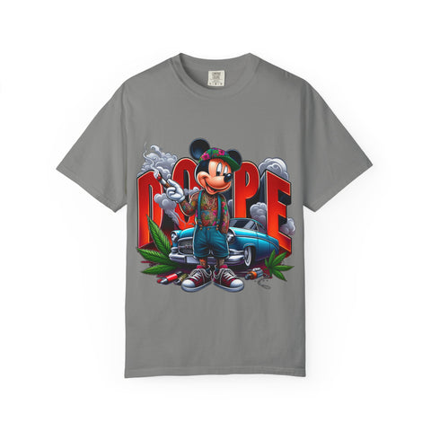 Dope Mickey Mouse Unisex Garment-Dyed T-shirt