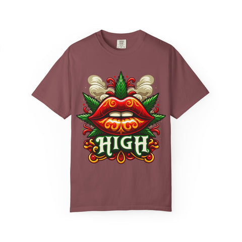 High Vibes Unisex Garment-Dyed T-Shirt