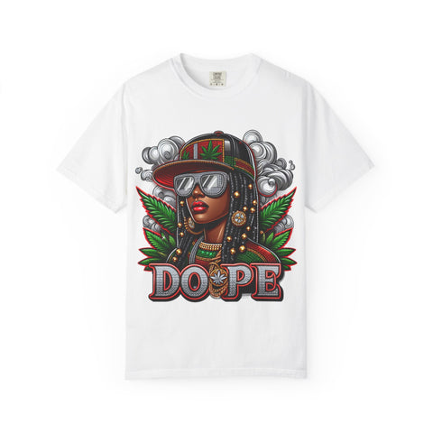 Dope Graphic Unisex Garment-Dyed T-Shirt – Stylish Cannabis-Inspired Tee for Everyday Wear