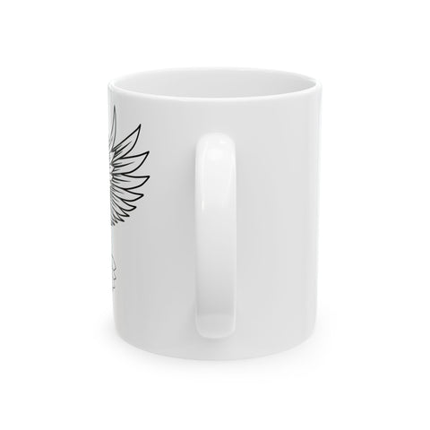 Majestic Eagle Ceramic Mug - 11oz & 15oz - Perfect for Wildlife Lovers