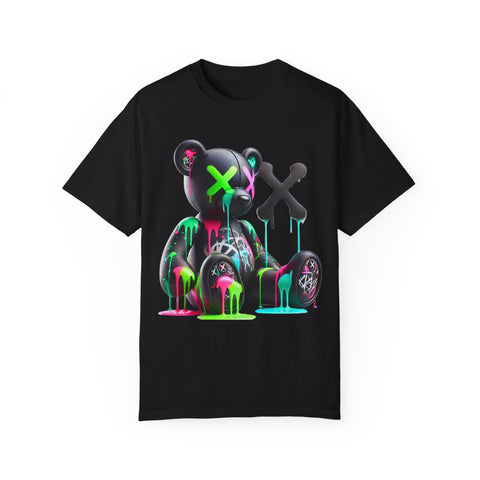 Graffiti Bear Unisex Garment-Dyed T-Shirt
