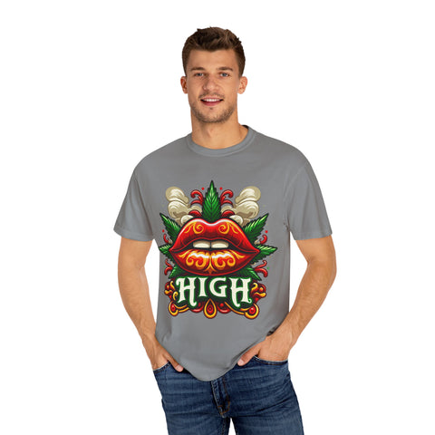 High Vibes Unisex Garment-Dyed T-Shirt