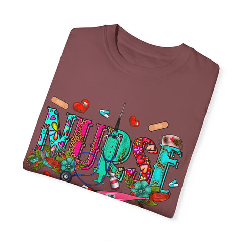 Colorful Nurse Graphic Unisex T-shirt - Perfect Gift for Healthcare Heroes