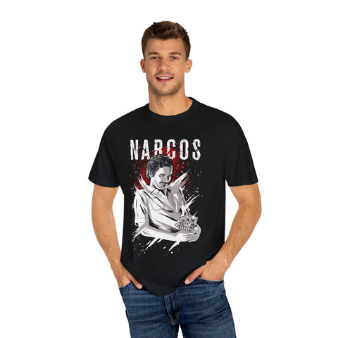 Narcos-Themed Unisex Garment-Dyed T-Shirt for Fans