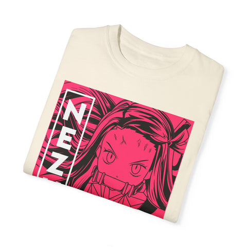 Nezuko Anime T-Shirt - Unisex Garment-Dyed Tee