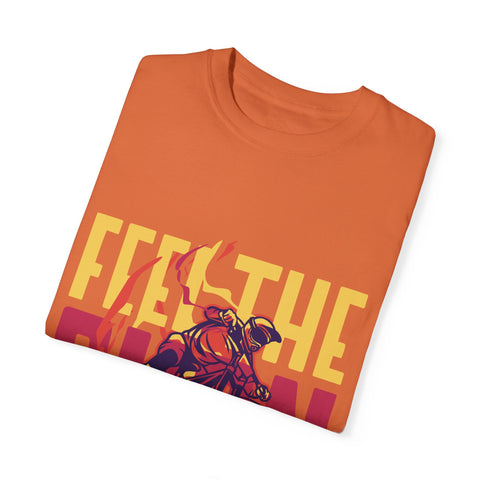 Unisex Feel the Burn Cycling T-Shirt - Perfect for Riders and Fitness Lovers