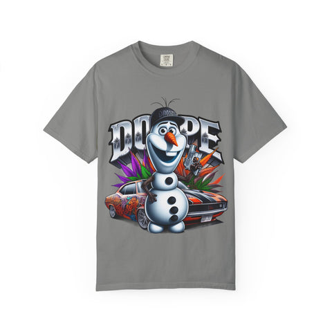 Dope Olaf Graphic T-Shirt for Disney Fans