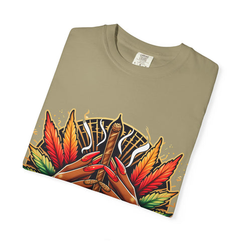 Bohemian Hand-Drawn T-Shirt for Nature Lovers