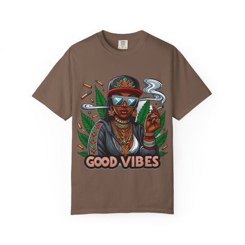 Good Vibes Unisex Garment-Dyed T-Shirt
