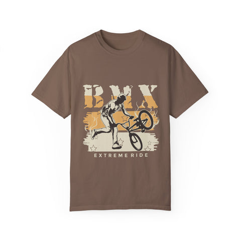 BMX Extreme Ride Unisex Garment-Dyed T-Shirt | Perfect for Cyclists & Sports Enthusiasts