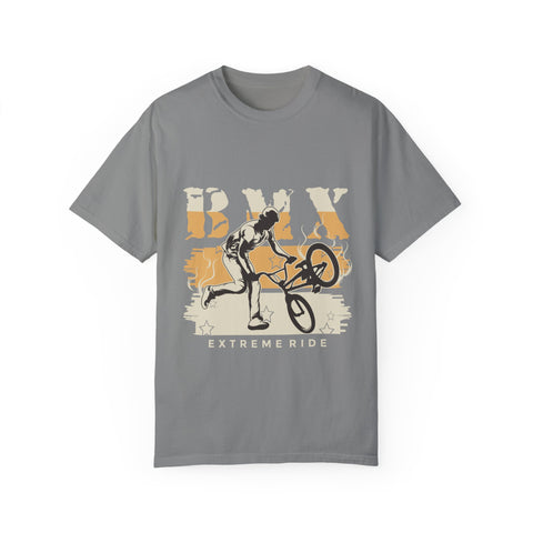 BMX Extreme Ride Unisex Garment-Dyed T-Shirt | Perfect for Cyclists & Sports Enthusiasts