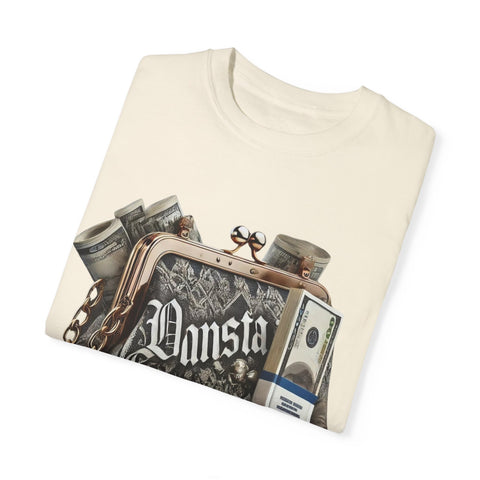 Gangsta Money Bag T-Shirt - Unisex Garment-Dyed Tee