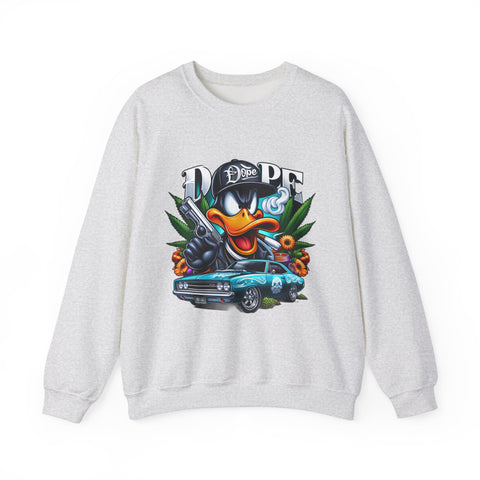 Cool Duck Graphic Crewneck Sweatshirt - Unisex Heavy Blend™ - DOPE Design