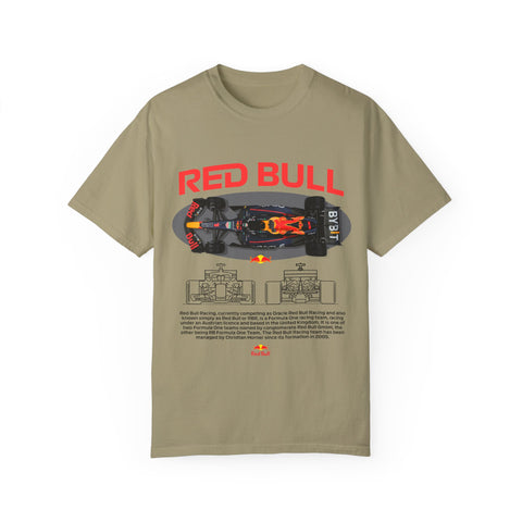 Unisex Red Bull Racing T-Shirt - Sporty Graphic Tee for Fans