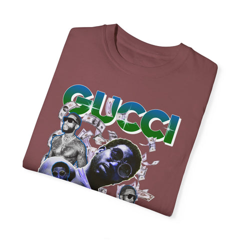 Unisex Garment-Dyed T-shirt - Gucci Mane Graphic Tee