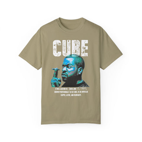 Vintage Cube Unisex Garment-Dyed T-Shirt | Retro Hip Hop Tee