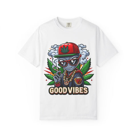 Good Vibes Unisex T-Shirt - Stylish Garment-Dyed Tee for Chill Moments