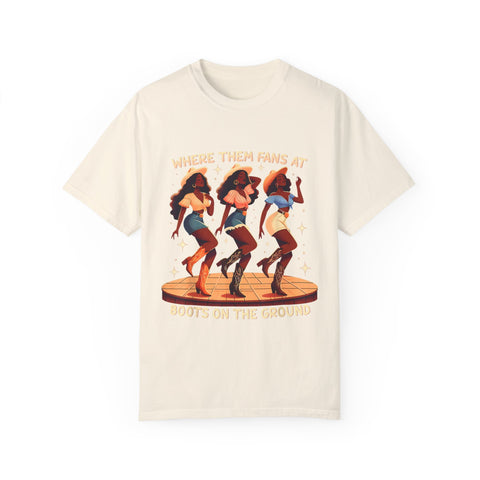 Women Empowerment Graphic T-Shirt - "Where Them Fans At"